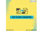 Buy RTF to PDF Converter for Easy Conversion
