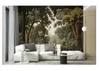 Peel and Stick Jungle Scene Wallpaper for Quick Makeovers