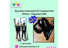 Buy Boys Sweatshirt & Trackpant Set Online – Paparazzi Kids