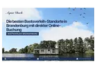 Die besten Bootsverleih-Standorte in Brandenburg mit direkter Online-Buchung