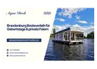 Brandenburg Bootsverleih für Geburtstage & private Feiern