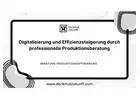 Digitalisierung und Effizienzsteigerung durch professionelle Produktionsberatung