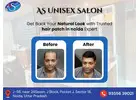 Experience Professional Hair Patch in Noida at AS Unisex Salon