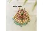 Traditional Kundan Pendant Maang Tikas for Brides | Kanshi Jewels