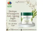 Biotique Wheatgerm Anti-Ageing Night Cream for All Skin Type