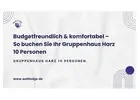 Budgetfreundlich & komfortabel – So buchen Sie Ihr Gruppenhaus Harz 10 Personen