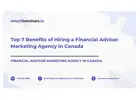 Top 7 Benefits of Hiring a Financial Advisor Marketing Agency in Canada
