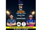 Match Schedule for IPL 2026 Between Gujarat Titans and Rajasthan Royals.