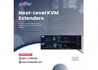 Save space and expenses for data centers using our remote KVM Extender over IP