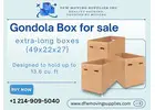 Gondola Box for Moving in Farmers Branch, TX – Buy Extra Long Boxes Now