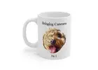 Buy Cute Doodle Dog Mug – Spring Season Coffee Mug for Dog Lovers