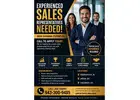 Experienced Sales Representatives Wanted – High Earning Potential – Call Today