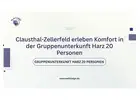 Clausthal-Zellerfeld erleben Komfort in der Gruppenunterkunft Harz 20 Personen