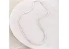 Buy Seasons Jewelry Silver Strand Chain Necklace for Special Gift - A Coastal Christmas