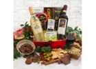 Delight your senses with our artisanal wine and cheese basket!