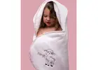 Luxury Pink Hooded Baby Towel for Newborns