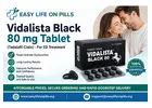 Vidalista Black 80 Tablet (Tadalafil Cialis) - For ED Treatment