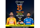 Diamond Exchange ID | Zimbabwe vs India 2nd T20I Live Updates