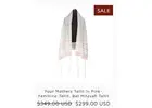Celebrate The Spiritual Journey with Girls Tallit from Galilee Silks!